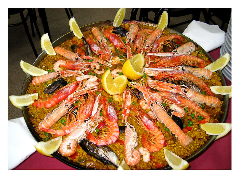 Paella de marisco